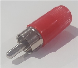 MS14B RED; Phono Plug - Red