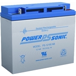 Power Sonic Rechargeable Battery; 18 Ah; 12V; PS-12180 F2