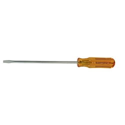 1/4 x 10 Regular Round Blade Screwdriver, Amber Handle; Part Number: R1410