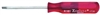 1/8 x 2 Round Blade Pocket Clip Style Screwdriver, Red Handle; Part Number: R181
