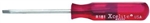 1/8 x 2 Round Blade Pocket Clip Style Screwdriver, Red Handle; Part Number: R181
