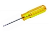 1/8 x 2 Regular Round Blade Screwdriver, Amber Handle; Part Number: R182