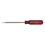 1/8 x 3 Round Blade Pocket Clip Style Screwdriver, Red Handle; Part Number: R183