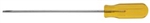 1/8 x 6 Regular Round Blade Screwdriver, Amber Handle; Part Number: R186
