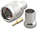 3 PC "N" MALE CRIMP RG8/11U - PART: RFN-7664