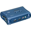 2-port USB KVM Switch Kit w/Audio; TK-209K