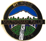 Mt. Hood, Multnomah Falls Lapel Pin