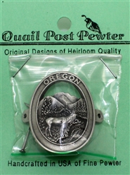 Oregon Elk Hiking Stick Medallion
