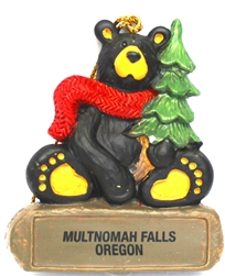 Bear With Scarf Ornament