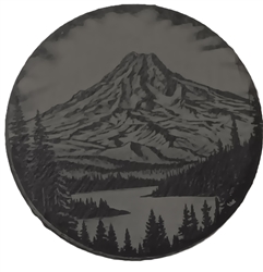 Mount Hood Slate Coaster