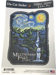 Multnomah Falls Starry Night Sticker