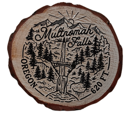 Multnomah Falls Line Art Magnet