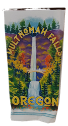 Multnomah Falls Oregon Tea Towel