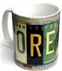 Oregon License Plate Mug