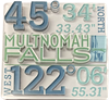Multnomah Falls 3D Magnet
