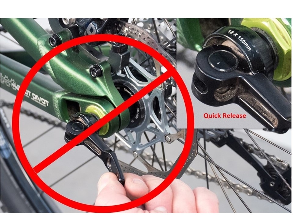 Bike cheap axle extender