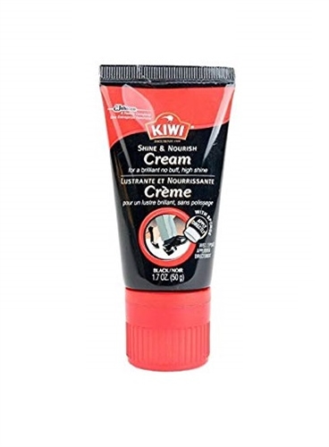 Black KIWI Express No Buff Cream Polish