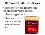 Oil tanned Leather Conditioner