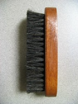 Mini 100% Horsehair Shine brush