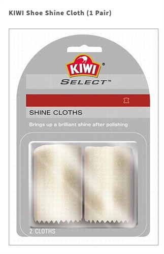 KIWI Shoe Shine Cloth (1 Pair)