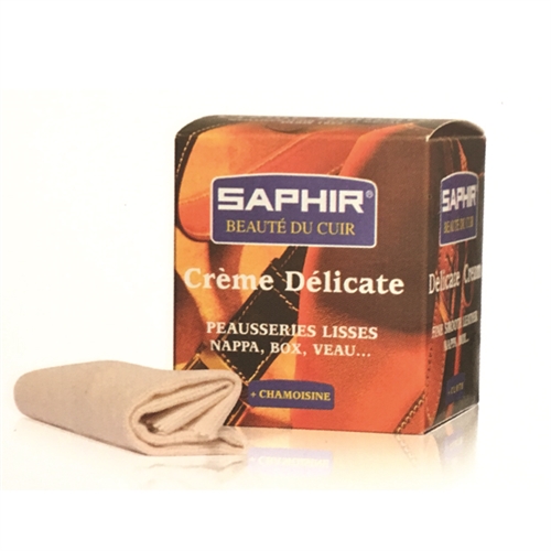 SAPHIR Delicate Cream Glass Jar - 1.69 Oz.