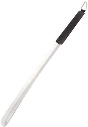 Leatherette Handled Stainless Steel Shoe Horn - 22 Inches