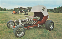 ATLANTIS MODEL COMPANY ... TOM DANIEL RED BARON SHOW CAR W/CARD 1/24