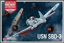 ACADEMY ... SBD-3 BATTLE OF MIDWAY 1/48