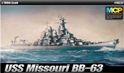 ACADEMY ... USS MISSOURI Bb-63 1/700