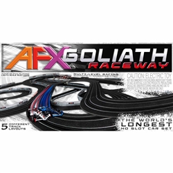 AFX RACEMASTER ... GOLIATH RACEWAY SET