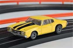 AFX RACEMASTER ... 1971 CHEVELLE 454 YELLOW