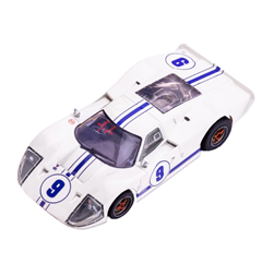 AFX RACEMASTER ... FORD GT40 MARK IV #9 WHITE COLLECTOR SERIES