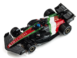 AFX RACEMASTER ... ALFA ROMEO 2023 F1 MONZA HO SCALE SLOT CAR (GREEN/WHITE/RED)