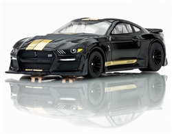 AFX RACEMASTER ... 2022 SHELBY MUSTANG GT500H BLACK/GOLD MEGA G+