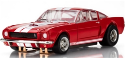 AFX RACEMASTER ... 1966 SHELBY GT350 1966 RED/WHITE