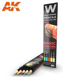 AK INTERACTIVE ... WEATHERING PENCIL SET - BASICS