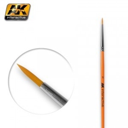 AK INTERACTIVE ... BRUSH SIZE 1 SYNTHETIC ROUND