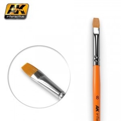 AK INTERACTIVE ... BRUSH SIZE 8 SYNTHETIC FLAT