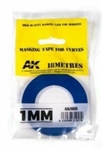 AK INTERACTIVE ... BLUE MASKING TAPE FOR CURVES 1mm