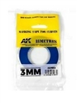 AK INTERACTIVE ... BLUE MASKING TAPE FOR CURVES 3mm