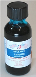 ALCLAD PAINT ... TRANSPARENT BLUE  1OZ LACQUER