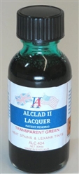 ALCLAD PAINT ... TRANSPARENT GREEN 1OZ LACQUER