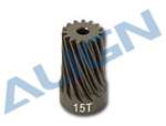 ALIGN H60175... MOTOR PINION GEAR 15T HELICAL