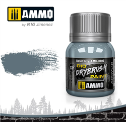 AMMO MIG ... BASALT GREY DIO DRYBRUSH ACRYLIC PAINT 40ML