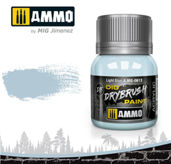 AMMO MIG ... LIGHT BLUE  DIO DRYBRUSH ACRYLIC PAINT 40ML