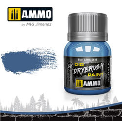 AMMO MIG ... Blue DIO DRYBRUSH ACRYLIC PAINT 40ML