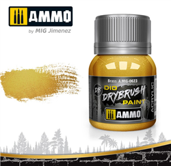AMMO MIG ... BRASS DIO DRYBRUSH ACRYLIC PAINT 40ML