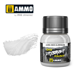 AMMO MIG ... ALUMINIUM DIO DRYBRUSH ACRYLIC PAINT 40ML