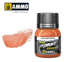 AMMO MIG ... COPPER DIO DRYBRUSH ACRYLIC PAINT 40ML