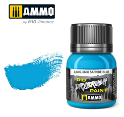 AMMO MIG ... SAPHIRE BLUE DIO DRYBRUSH ACRYLIC PAINT 40ML